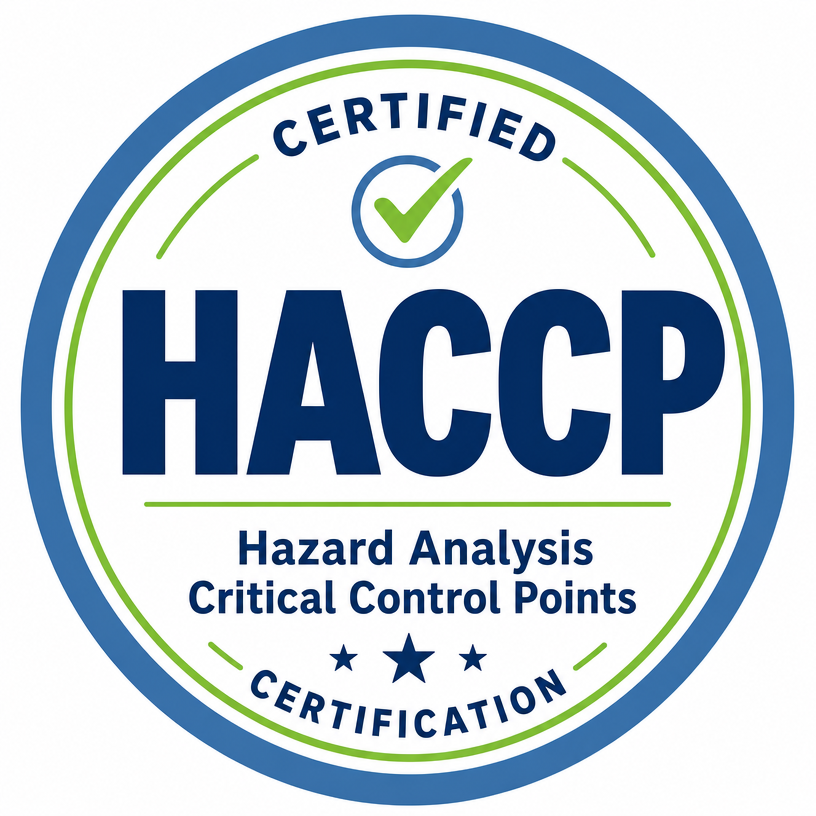 HACCP certification badge