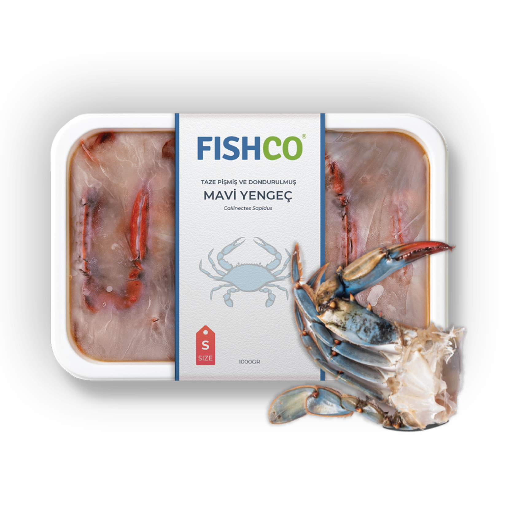 FISHCO blue crab claws.